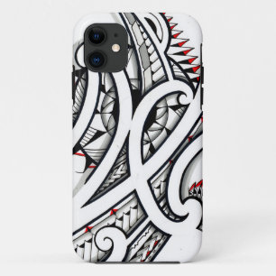 Capa Para iPhone Da Case-Mate O grande tatuagem tribal maori projeta com formas
