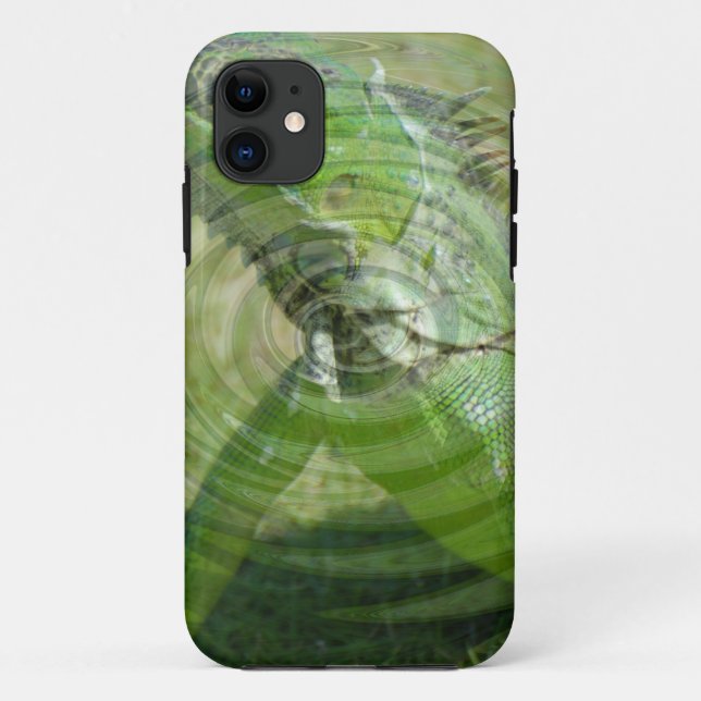 Capa Para iPhone Da Case-Mate O Iguana Verde (Verso)