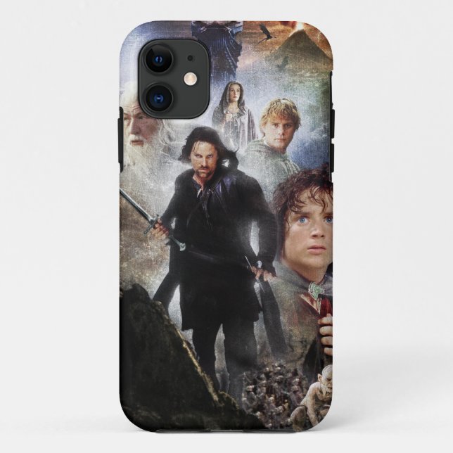 Capa Para iPhone Da Case-Mate O LORD DA Colagem de Caracteres RINGS (Verso)