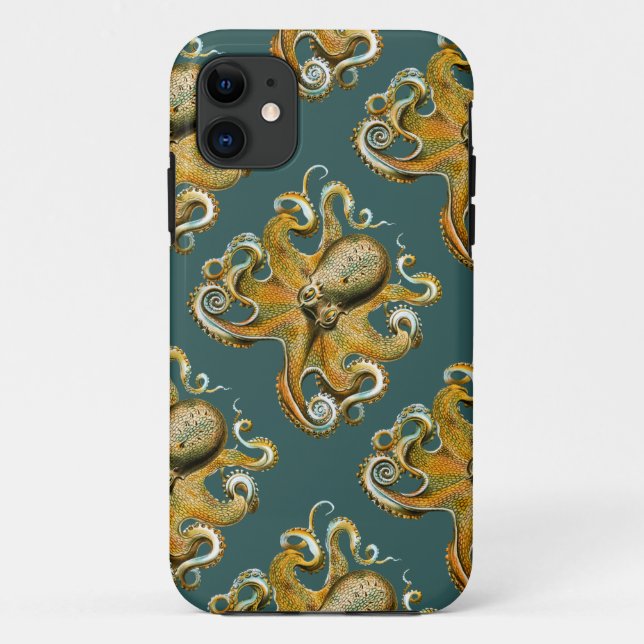 Capa Para iPhone Da Case-Mate O polvo de Ernst Haeckel (Verso)