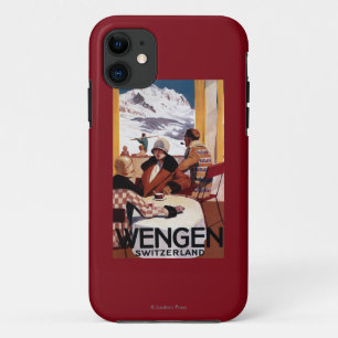 Capa Para iPhone Da Case-Mate O poster em declive do promocional do clube