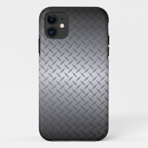 Capa Para iPhone Da Case-Mate O preto ao aço brilhante desvanece-se fundo de