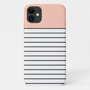 Capa Para iPhone Da Case-Mate O preto bonito listra a caixa do iPhone 6 do