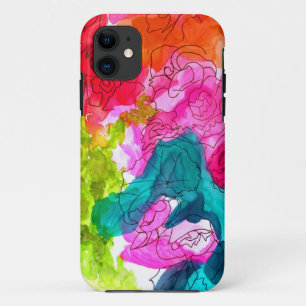 Capa Para iPhone Da Case-Mate O primavera floresce a arte abstracta do