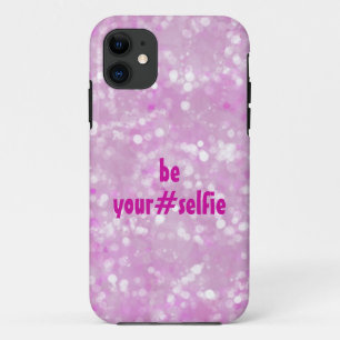 Capa Para iPhone Da Case-Mate O rosa feminino seja você mesmo citações de Sel