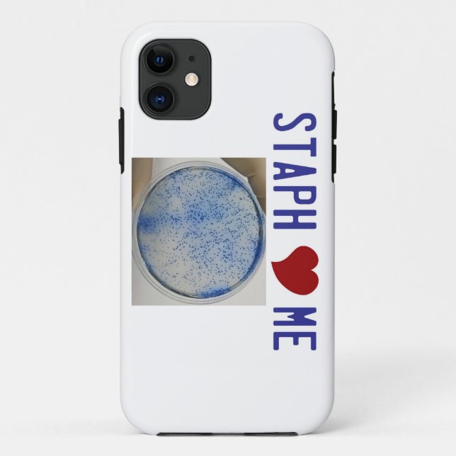 Capa Para iPhone Da Case-Mate O Staph ama-me no branco (Verso)