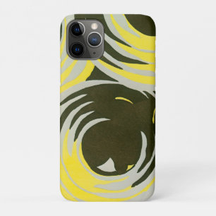 Capa Para iPhone Da Case-Mate O vintage retro do jazz do art deco circunda o