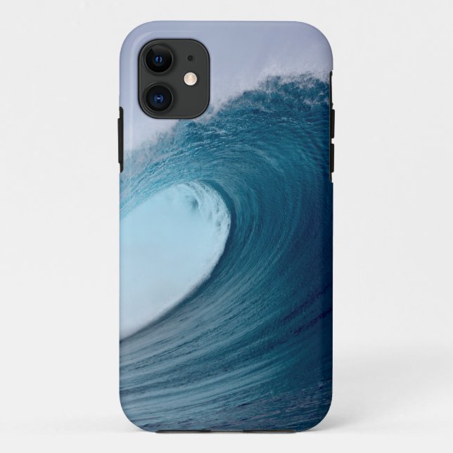 Capa Para iPhone Da Case-Mate Ondas de surfe no oceano azul (Verso)