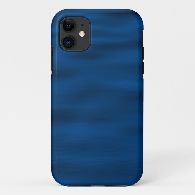 Capa Para iPhone Da Case-Mate ondulações azuis escuras (Verso)