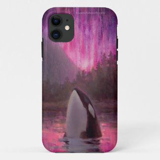 Capa Para iPhone Da Case-Mate Orca da baleia de assassino e aurora boreal