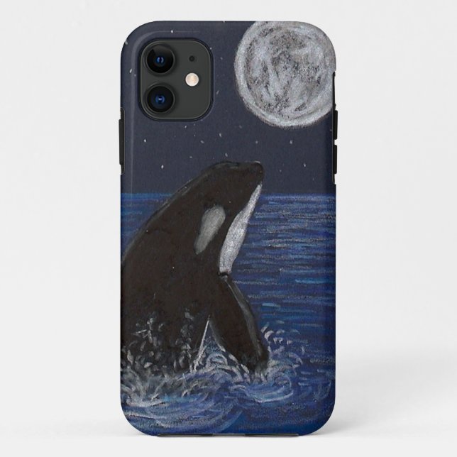 Capa Para iPhone Da Case-Mate Orca do luar (Verso)