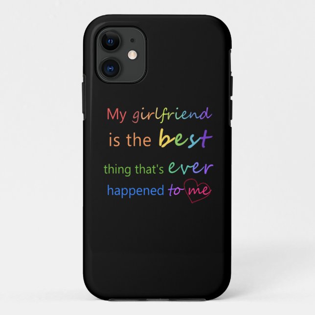 Capa Para iPhone Da Case-Mate Orgulho gay - "meu namorada é " (Verso)