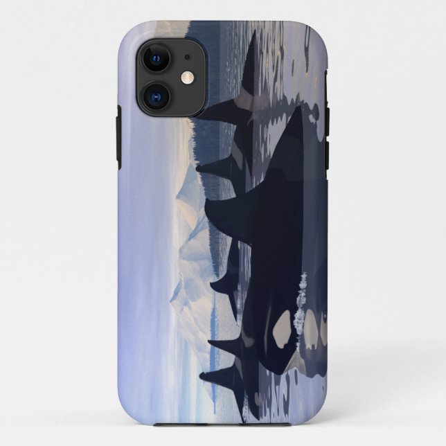 Capa Para iPhone Da Case-Mate Órquida de Água Brilhante (Verso)