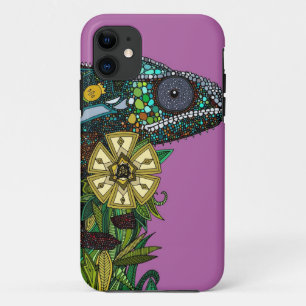 Capa Para iPhone Da Case-Mate orquídea do camaleão