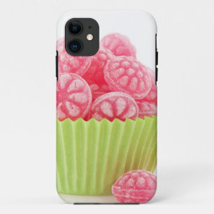 Capa Para iPhone Da Case-Mate Os doces saborosos dos doces da framboesa no copo