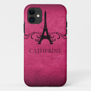 Capa Para iPhone Da Case-Mate Os franceses do vintage florescem o caso do iPhone