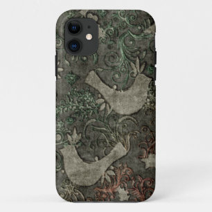 Capa Para iPhone Da Case-Mate Os LoveBirds do vintage gravaram o iPhone 5 do