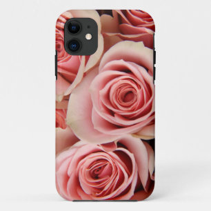 Capa Para iPhone Da Case-Mate Os rosas florais, cor-de-rosa, pétalas alisam como