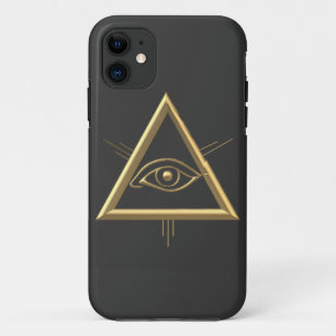 Capa Para iPhone Da Case-Mate Ouro "3-D" Símbolo de Olho de Deus