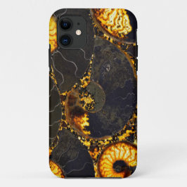 Capa Para iPhone Da Case-Mate Ouro Nautilus design abstrato do fóssil de ouro ne