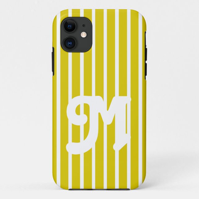 Capa Para iPhone Da Case-Mate Ouro Poppy Safari Stripe (Verso)