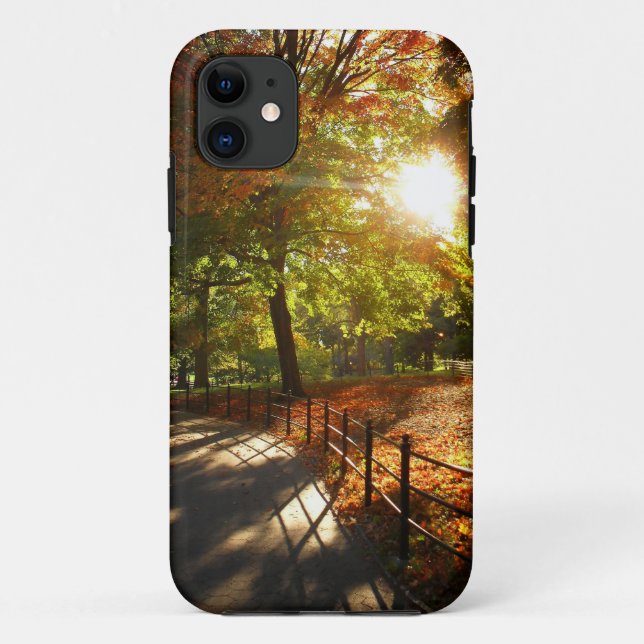 Capa Para iPhone Da Case-Mate Outono Sun no Central Park - Nova Iorque (Verso)