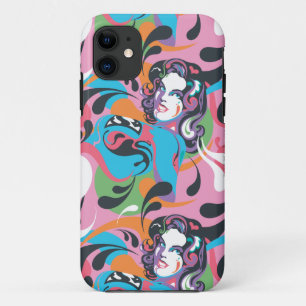 Capa Para iPhone Da Case-Mate Padrão 2 de oscilações de cores da supergirl