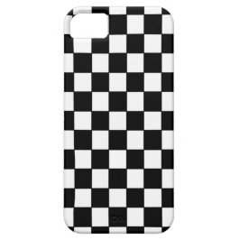 Capa Para iPhone Da Case-Mate Padrão Clássico Verificado em Preto e Branco