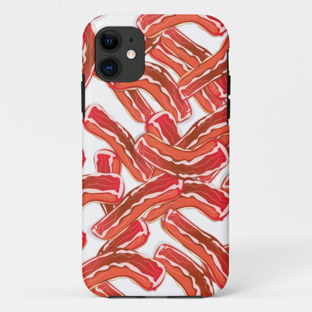 Capa Para iPhone Da Case-Mate Padrão Crispy Bacon (Verso)