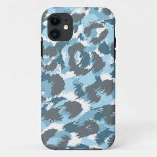 Capa Para iPhone Da Case-Mate Padrão de Camuflagem Azul