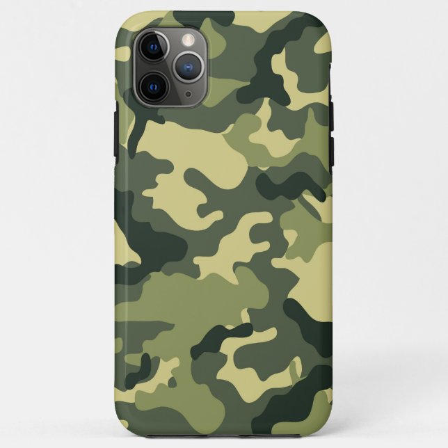 Capa Para iPhone Da Case-Mate Padrão de Camuflagem Verde do Exército (Verso)