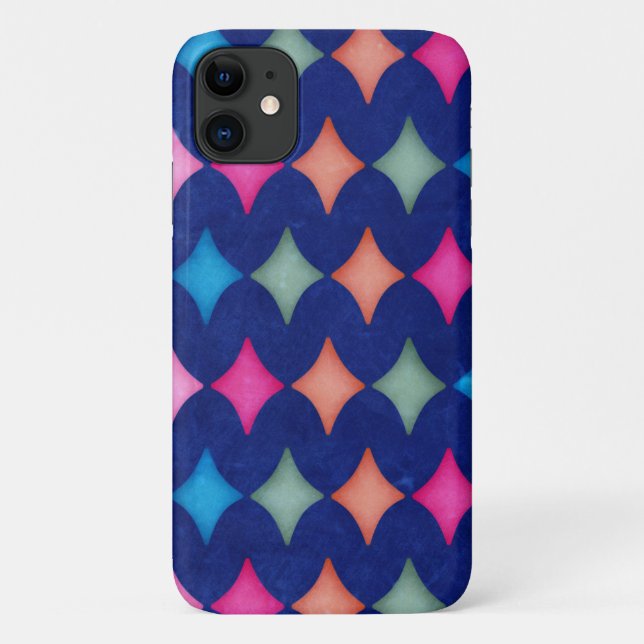 Capa Para iPhone Da Case-Mate Padrão de Circo de Quadro (Verso)