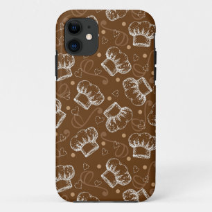 Capa Para iPhone Da Case-Mate Padrão de Cozinhar com chapéu de chef