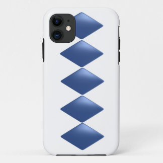 Capa Para iPhone Da Case-Mate Padrão de Diamante Flutuante Azul