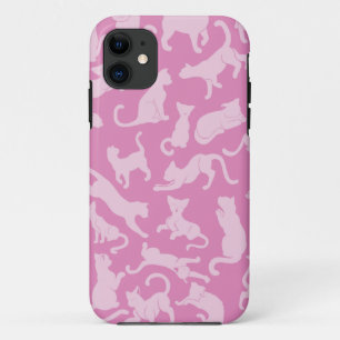 Capa Para iPhone Da Case-Mate Padrão de Gato Rosa