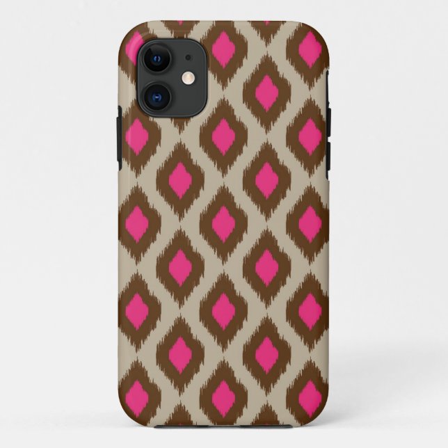 Capa Para iPhone Da Case-Mate Padrão de ikat moderno (Verso)