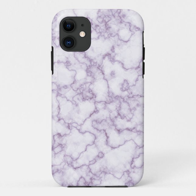Capa Para iPhone Da Case-Mate Padrão de Mármore Roxo (Verso)