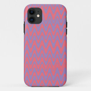 Capa Para iPhone Da Case-Mate Padrão de onda rosa e roxa