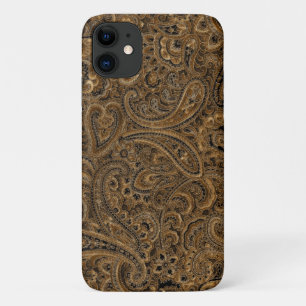 Capa Para iPhone Da Case-Mate Padrão De Paisley Castanho E Ornamentado Beige