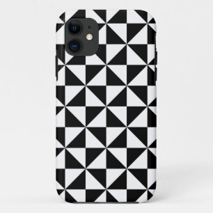 Capa Para iPhone Da Case-Mate Padrão De Triângulo Preto E Branco