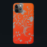 Capa Para iPhone Da Case-Mate Padrão de Vintage e Flores de Retro, bonito e eleg<br><div class="desc">Padrão de Vintage e Flores de Retro,  bonito e elegante</div>