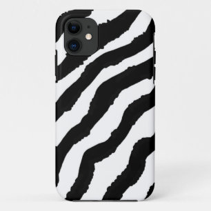 Capa Para iPhone Da Case-Mate Padrão de Zebra Preto e Branco
