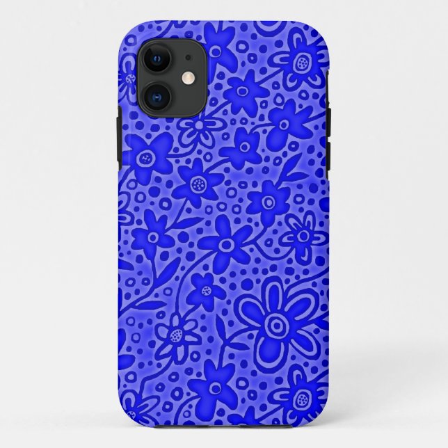 Capa Para iPhone Da Case-Mate Padrão Floral 190112v5 (Verso)