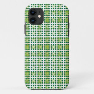 Capa Para iPhone Da Case-Mate Padrão geométrico dos quadrados florestais