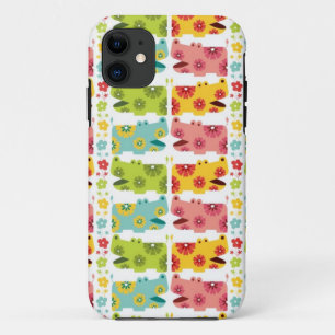 Capa Para iPhone Da Case-Mate padrão hipppo-hippie de flores agudas