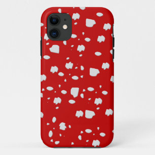 Capa Para iPhone Da Case-Mate padrão ponto com toadstool vermelha