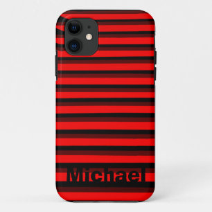 Capa Para iPhone Da Case-Mate Padrão Red Striped Personalizado