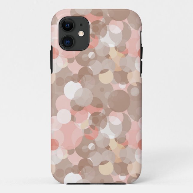 Capa Para iPhone Da Case-Mate Padrão Simples - Círculos (Verso)