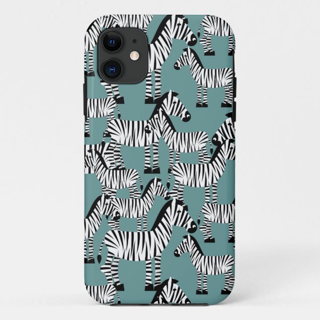 Capa Para iPhone Da Case-Mate Padrão Zebra (Verso)