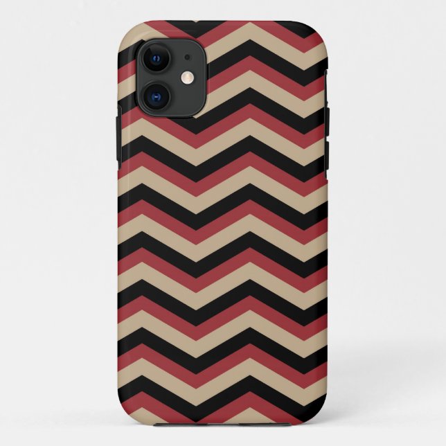 Capa Para iPhone Da Case-Mate Padrão Zig Zag Moderno (Verso)